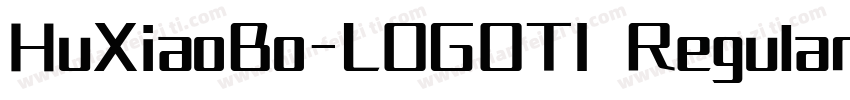 HuXiaoBo-LOGOTI Regular字体转换